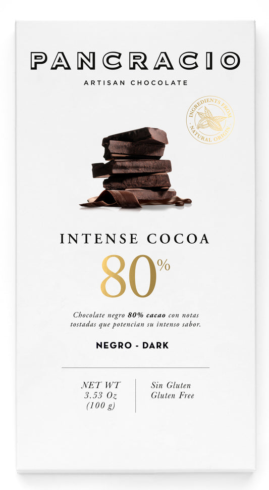 Занаятчийски шоколад PANCRACIO 100гр. - черен 80% какао